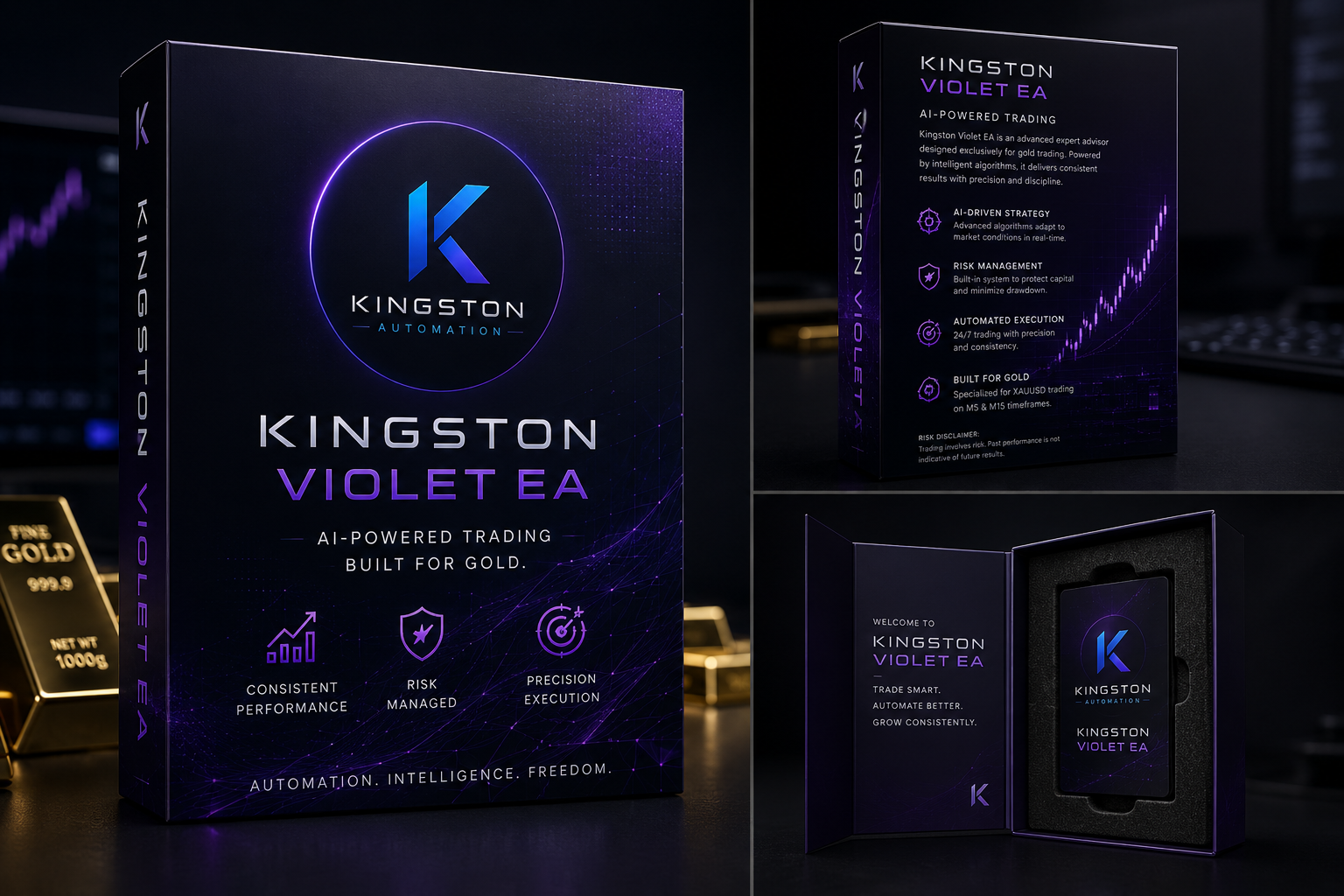 Kingston Violet EA product packaging